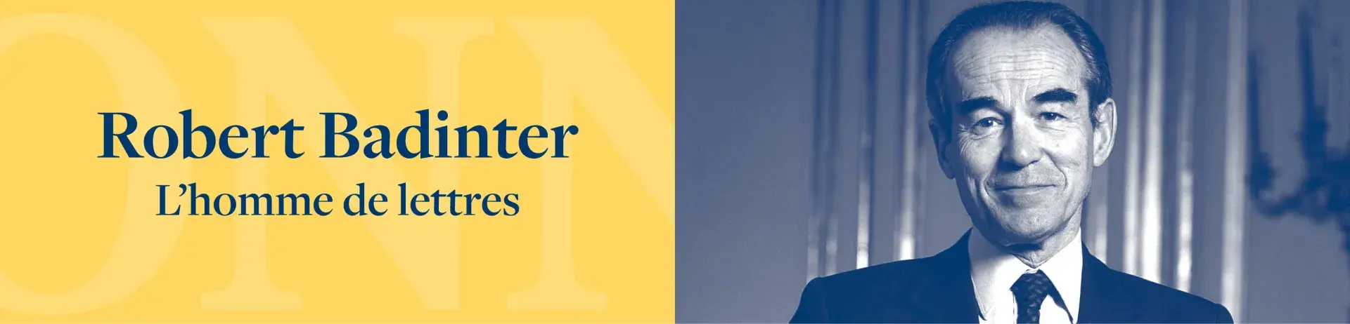 Robert Badinter, L'homme de lettres
